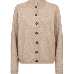 Soyaconcept Gebreid vest ' ORLEAN '  beige gemêleerd