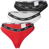 HUGO String  rood / zwart / offwhite