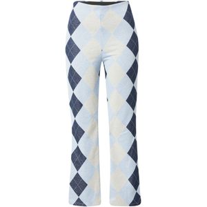 Monki Broek  blauw / marine / grijs