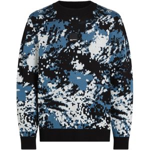 KARL LAGERFELD JEANS Trui  navy / zwart / wit