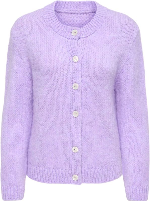 JDY Gebreid vest 'Dinea'  lila