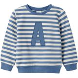 Sweatshirt - Gestreept - O-hals - Lange Mouwen - Regular Fit
