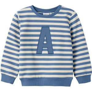 Sweatshirt - Gestreept - O-hals - Lange Mouwen - Regular Fit