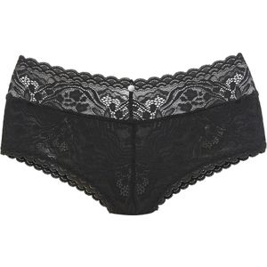 s.Oliver RED LABEL - Stringpants - Zwart - Kant - Transparante Look