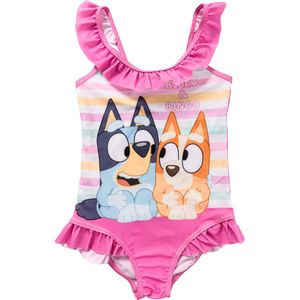 Bluey Badpak 'Bluey & Bingo'  gemengde kleuren / rosa