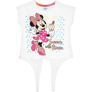 DISNEY Shirt 'Minnie Mouse'  hemelsblauw / pink / zwart / wit
