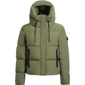 khujo - Enits Matt - Winterjas - Olijfgroen - Gewatteerd - Waterafstotend