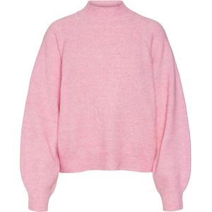 Vmleaf - Pullover - Gebreide Trui - Hoge Hals - Lange Mouwen - Regular Fit