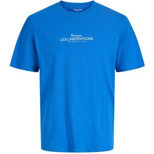 JACK & JONES Shirt  azuur / wit