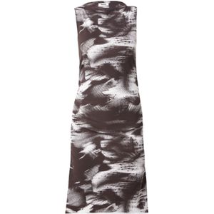 Monki Jurk  bruin / wit