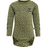 Hummel Rompertje/body 'CONNOR'  olijfgroen / zwart / wit