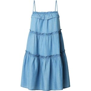 Pepe Jeans - ETTY - Zomerjurk - Blauw Denim - Mouwloos - Flare