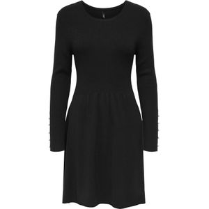 Only - NATASCHA - Gebreide Jurk - Effen - Viscosemix - Mini - Lange Mouwen