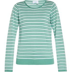usha - Pullover - Gestreept - Met Ronde Hals - Lange Mouwen