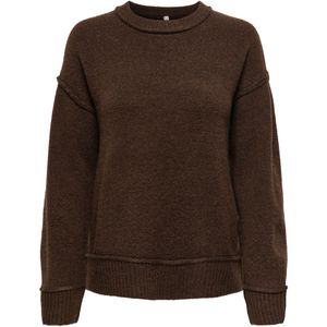 ONLY Trui 'ONLHAZEL'  donkerbruin