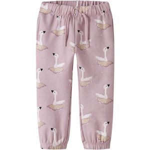 NAME IT Broek  beige / mauve / zwart / wit