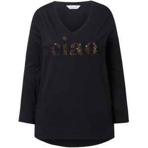 MIAMODA Shirt  bruin / zwart