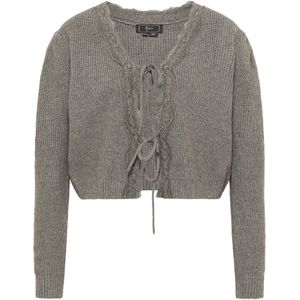 faina Oversized vest  grijs