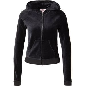 Juicy Couture Sweatvest 'HERITAGE'  zwart / wit