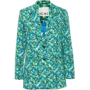 ICHI Blazers 'Kate'  blauw / groen