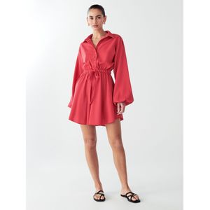 Willa Blousejurk 'Petal'  watermeloen rood