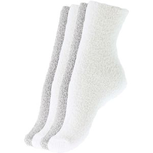 Yenita Sokken  grijs / wit