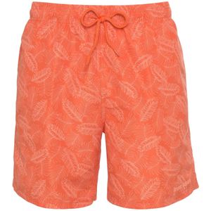 Look - Gedessineerd - Zwembroek - Oranje - Elastisch Band - Achterzak