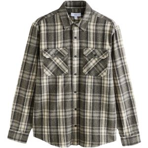 Next Overhemd  beige / groen / olijfgroen