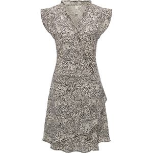 Ragwear Zomerjurk 'Chantalia'  ecru / donkerbruin