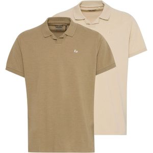 BLEND Shirt  beige / donkerbeige