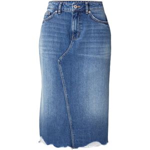 HUGO Rok 'Gadele_B'  blauw denim