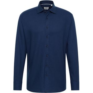 Eterna - MODERN FIT - Overhemd - Navy - Lange Mouwen - EASY IRON