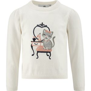 happy girls Trui  ecru / grijs / pink / zwart