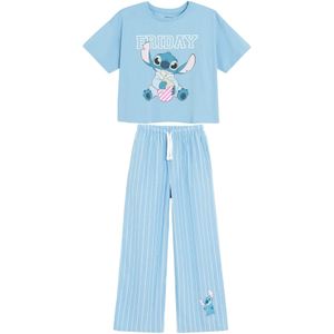 Cool Club Nachtkledij  cyaan blauw / lichtblauw / lichtroze / wit