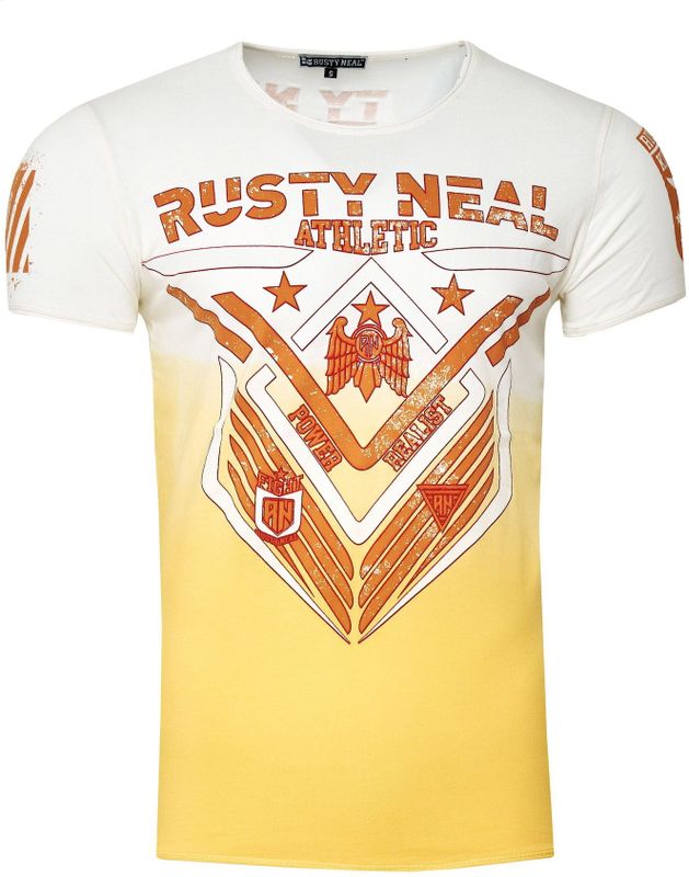Rusty Neal - T-shirt - Normale Pasvorm - Ronde Hals