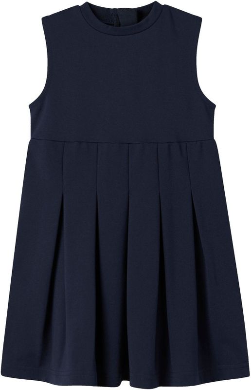 Jerseyjurken - Geplooid Jurk - Mouwloos - Regular Fit