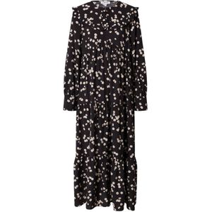 EDITED Blousejurk 'Joni'  pink / zwart / wit