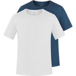 normani Shirt ' Nyons '  donkerblauw / wit