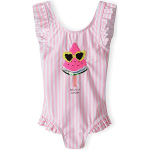 MINOTI Badpak  geel / rosa / zwart / wit