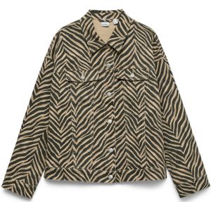 VERO MODA Tussenjas 'VMTESSA'  lichtbruin / zwart