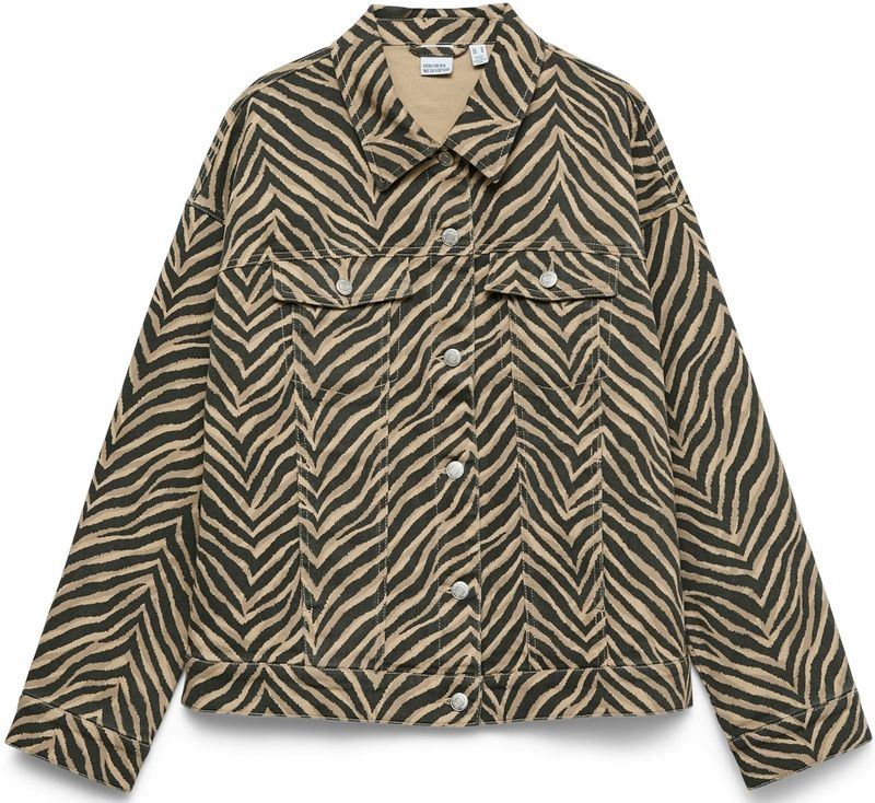 VERO MODA Tussenjas 'VMTESSA'  lichtbruin / zwart