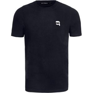 Karl Lagerfeld Shirt '755710'  nachtblauw / zwart / wit