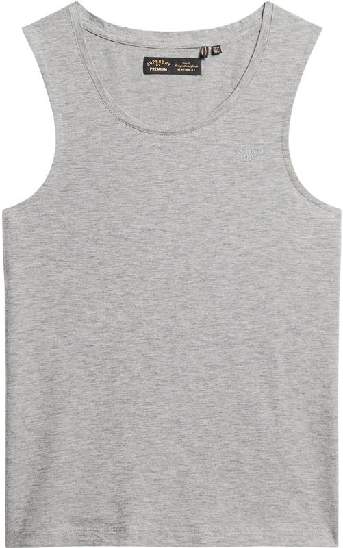 Superdry - Laag Uitgesneden - Tanktop - Zacht - Ronde Hals