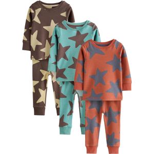 Next Nachtkledij  saffier / azuur / bruin / roestbruin