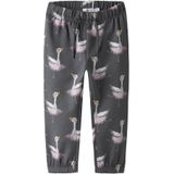 NAME IT Broek  donkergrijs / mauve / wit
