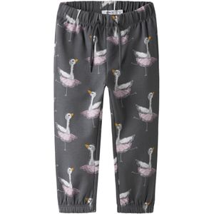 NAME IT Broek  donkergrijs / mauve / wit