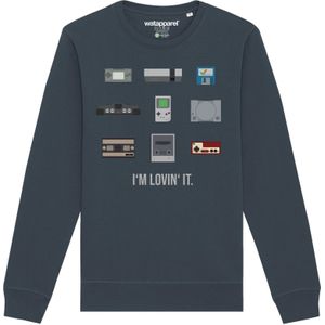 Watapparel Sweatshirt ' Videogames '  antraciet / gemengde kleuren