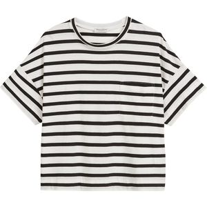 Marc O'Polo Shirt  zwart / wit