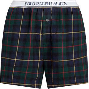 Polo Ralph Lauren Pyjamabroek ' Cozy Flannel '  donkerblauw / geel / donkergroen / rood