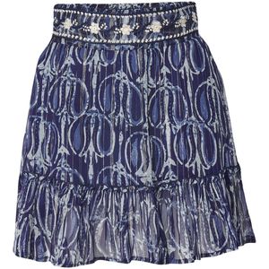 KOROSHI Rok  navy / enziaan / pastelblauw / grijs